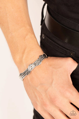 Last Man Standing Silver Men's Bracelet