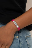 Love Life Pink Bracelet