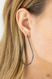 City Curves - Black Hoop Earrings