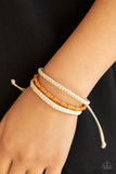 Refreshingly Rural - Orange Urban Bracelet