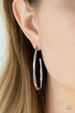 Totally Hooked- Silver Hoop Earrings