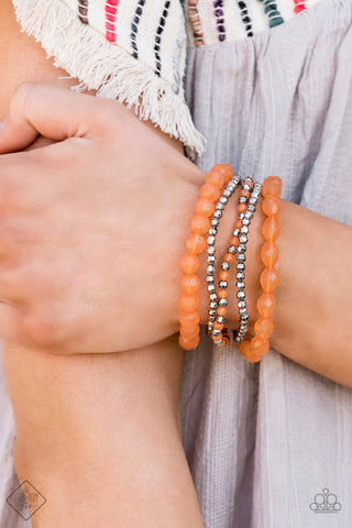 Sugary Sweet Orange Bracelet