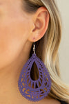 Zesty Zen - Purple Earrings