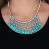 Rural Revival Blue Necklace