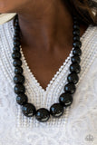 Effortlessly Everglades - Black Necklace