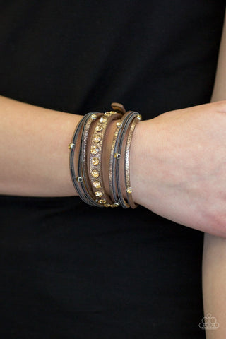 CATWALK It Off - Brown Urban Bracelet