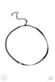 In No Time Flat - Black Necklace