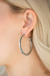 This is My Tribe - Silver Hoop Earrings